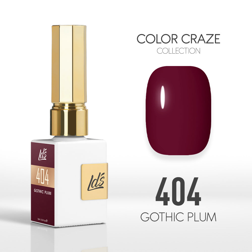 LDS Color Craze Collection - 404 Gothic Plum - Gel Polish 0.5oz