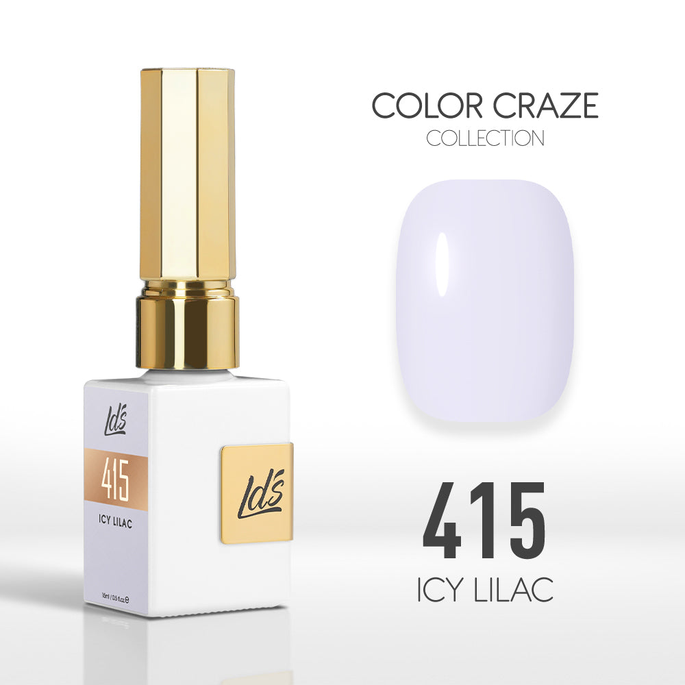 LDS Color Craze Collection - 415 Icy Lilac - Gel Polish 0.5oz