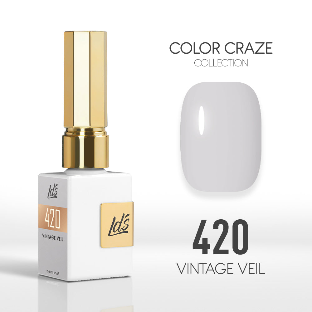 LDS Color Craze Collection - 420 Vintage Veil - Gel Polish 0.5oz