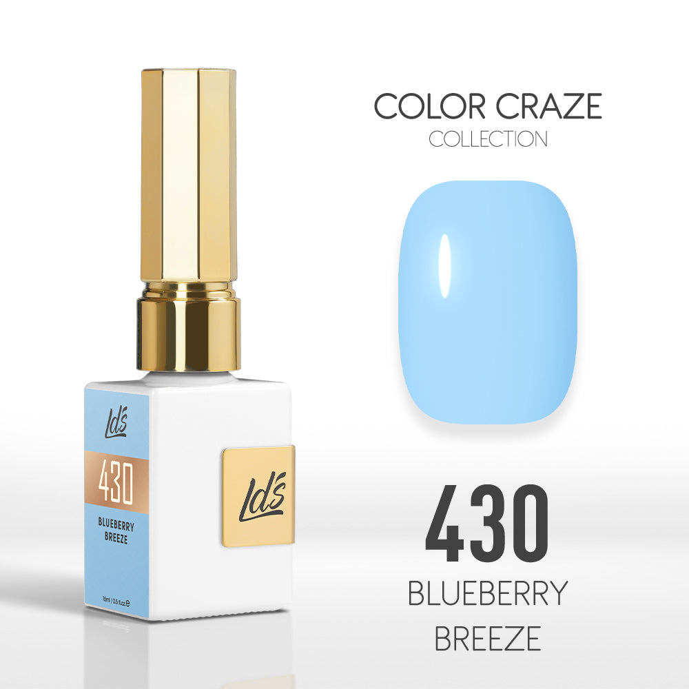 LDS Color Craze Collection - 430 Blueberry Breeze - Gel Polish 0.5oz