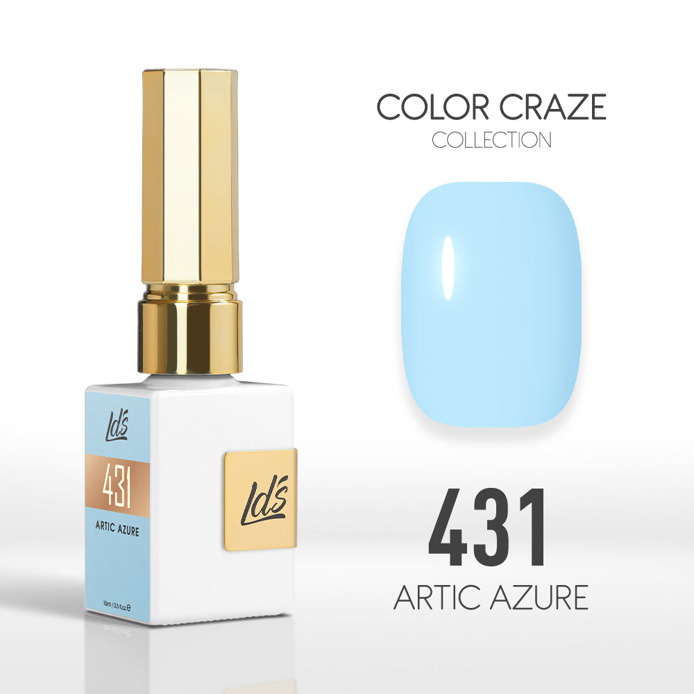 LDS Color Craze Collection - 431 Artic Azure - Gel Polish 0.5oz