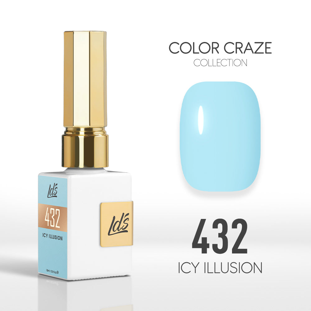 LDS Color Craze Collection - 432 Icy Illusion - Gel Polish 0.5oz