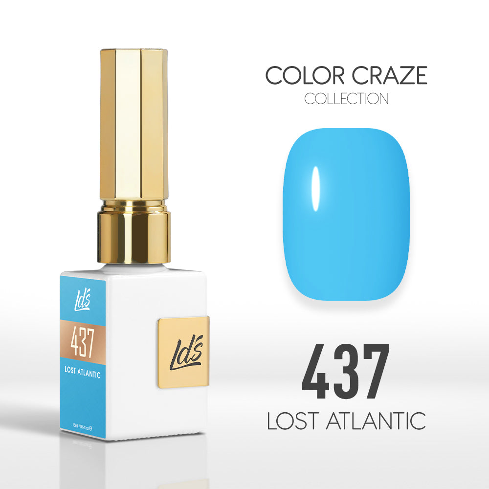 LDS Color Craze Collection - 437 Lost Atlantic - Gel Polish 0.5oz