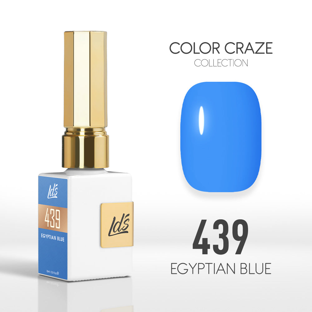 LDS Color Craze Collection - 439 Egyptian Blue - Gel Polish 0.5oz