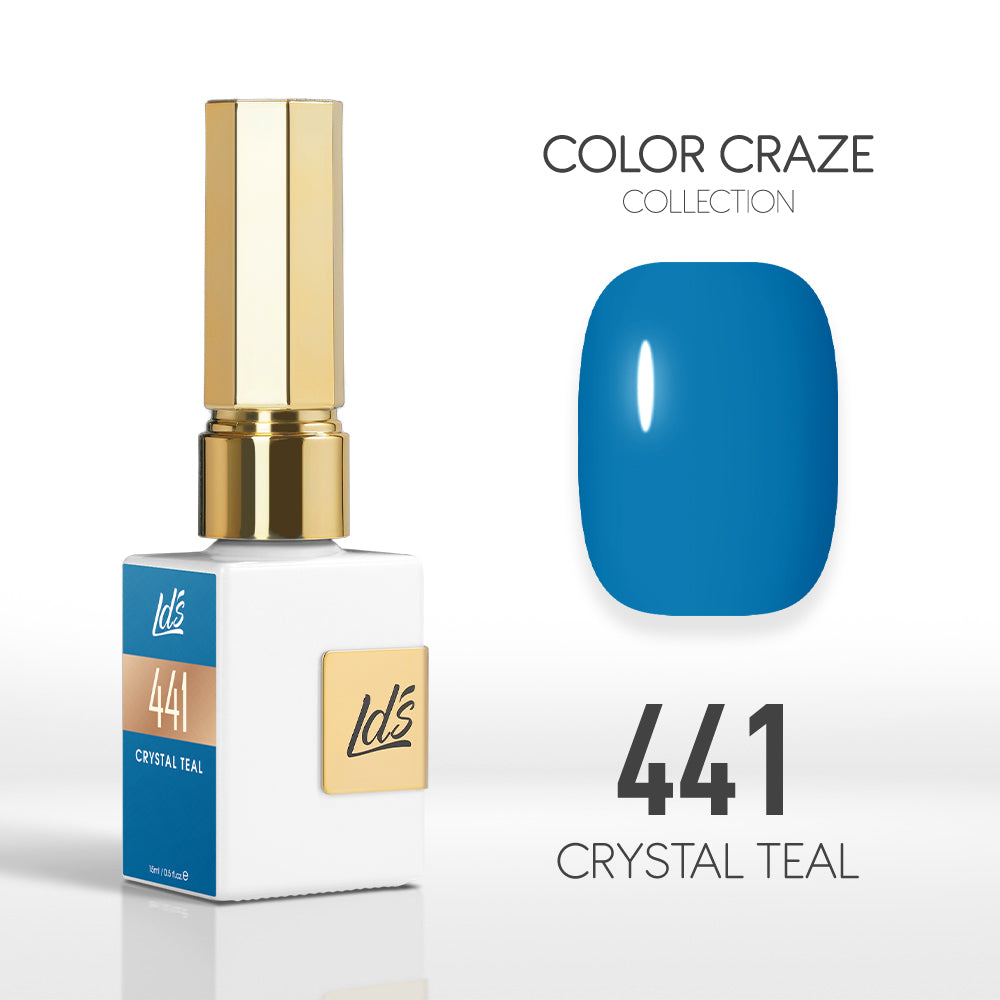 LDS Color Craze Collection - 441 Crystal Teal - Gel Polish 0.5oz