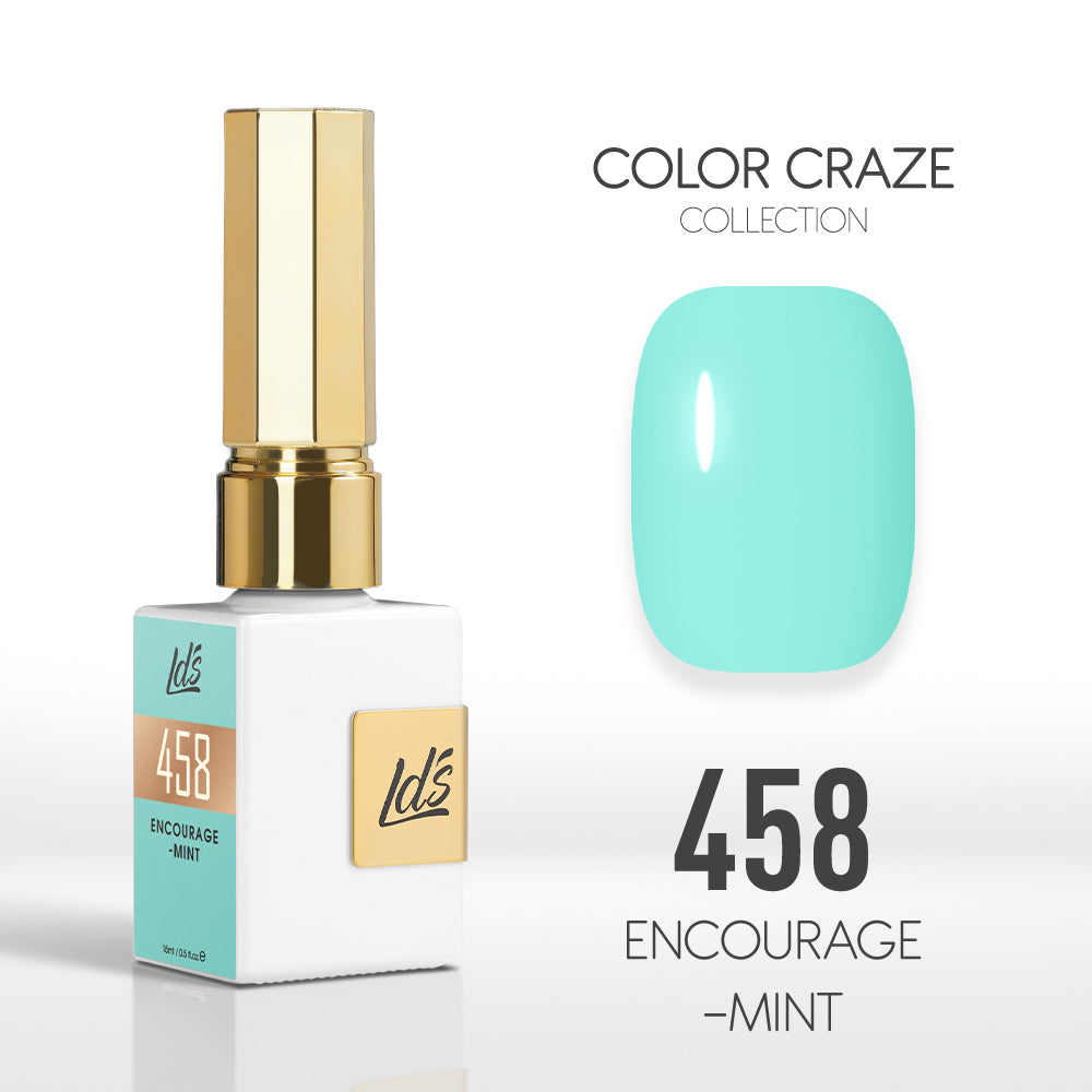 LDS Color Craze Collection - 458 Encourage-mint - Gel Polish 0.5oz
