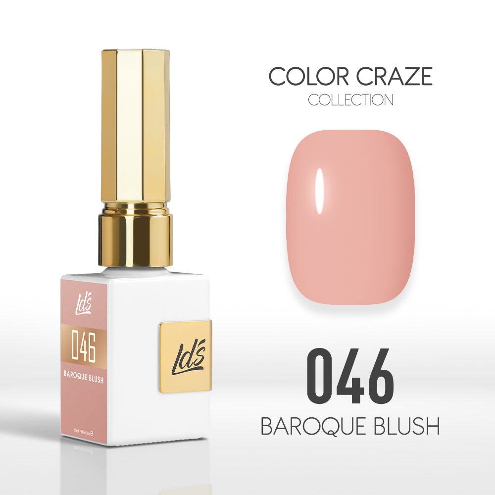 LDS Color Craze Collection - 046 Baroque Blush - Gel Polish 0.5oz