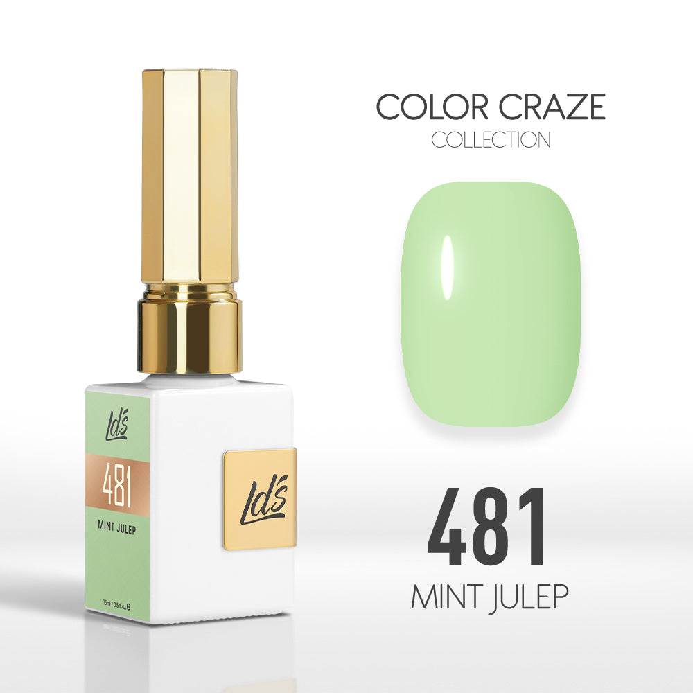LDS Color Craze Collection - 481 Mint Julep - Gel Polish 0.5oz