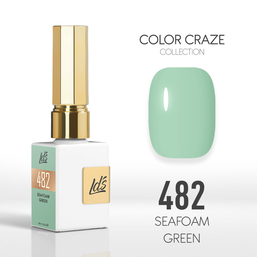 LDS Color Craze Collection - 482 Seafoam Green - Gel Polish 0.5oz