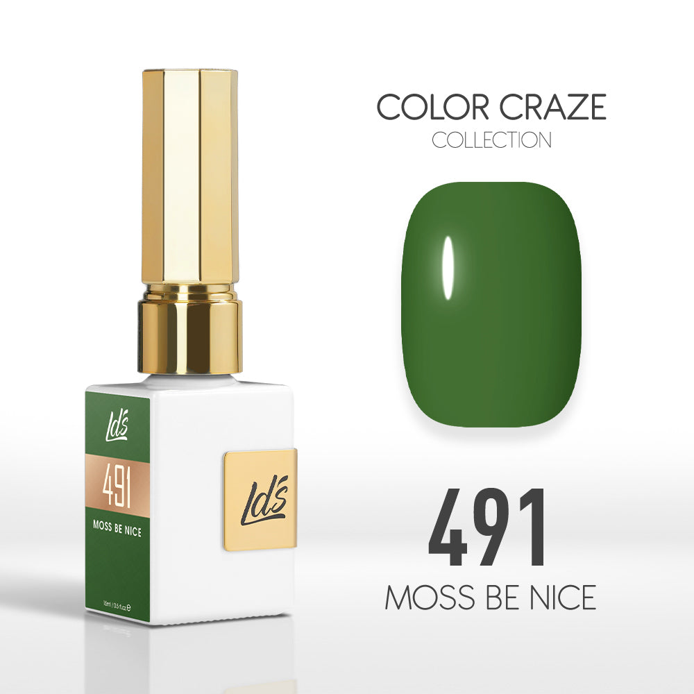 LDS Color Craze Collection - 491 Moss Be Nice - Gel Polish 0.5oz