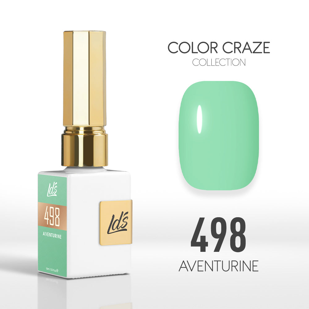 LDS Color Craze Collection - 498 Aventurine - Gel Polish 0.5oz