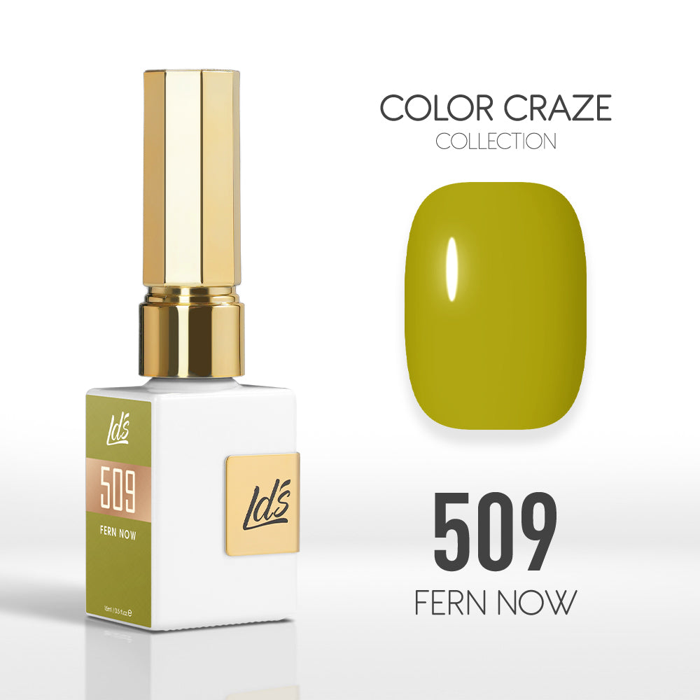 LDS Color Craze Collection - 509 Fern Now - Gel Polish 0.5oz