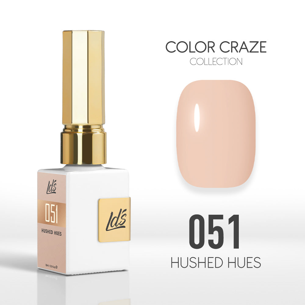 LDS Color Craze Collection - 051 Hushed Hues - Gel Polish 0.5oz