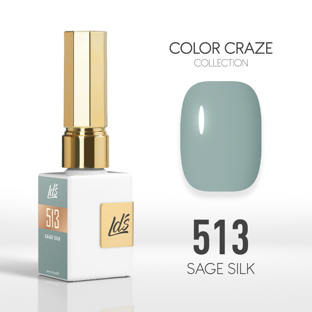 LDS Color Craze Collection - 513 Sage Silk - Gel Polish 0.5oz