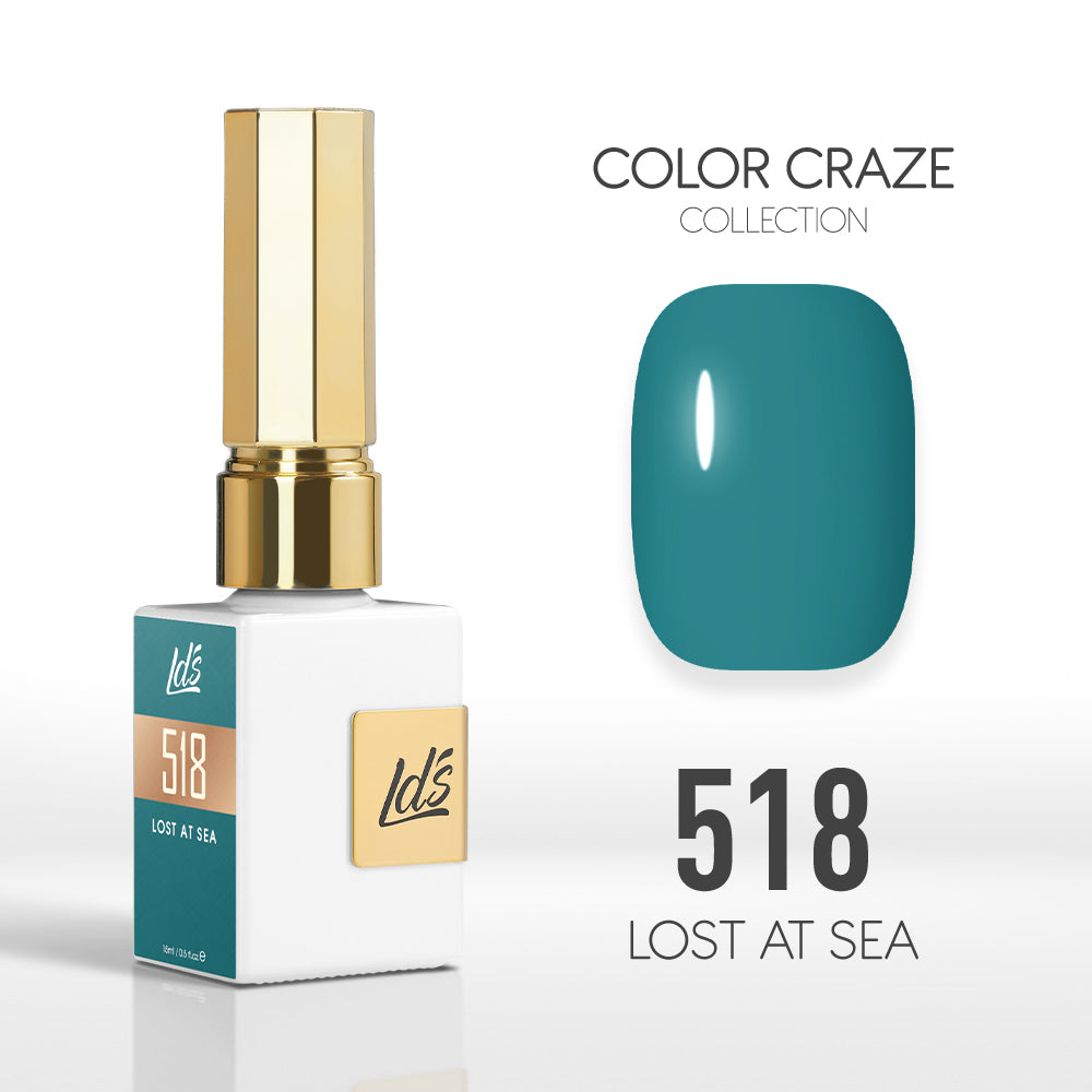 LDS Color Craze Collection - 518 Lost at Sea - Gel Polish 0.5oz