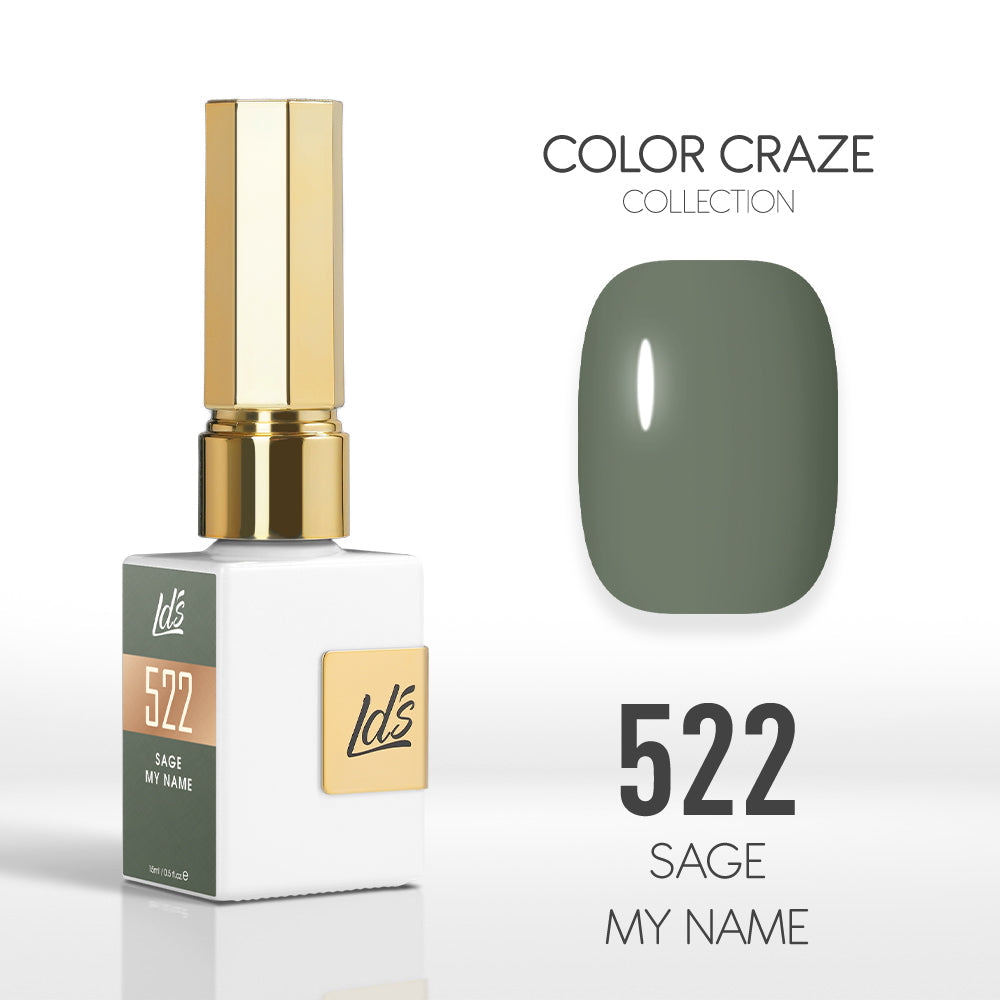 LDS Color Craze Collection - 522 Sage my Name - Gel Polish 0.5oz