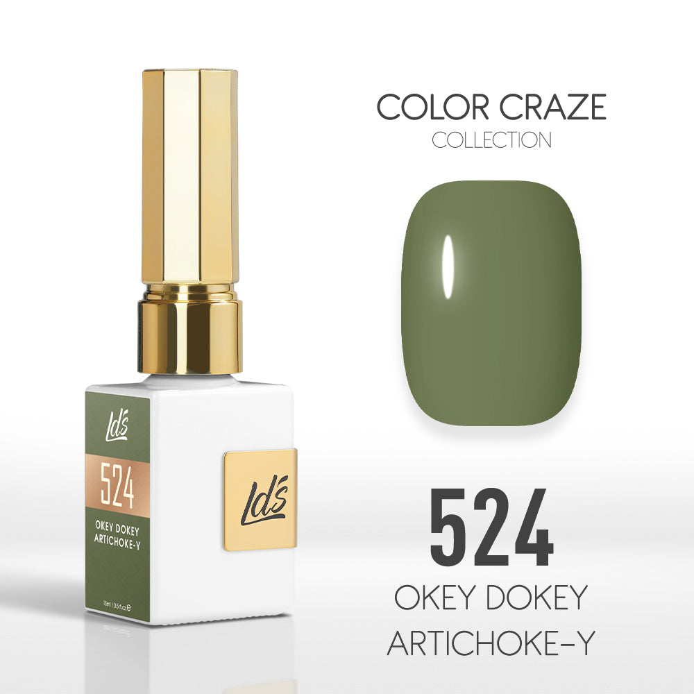 LDS Color Craze Collection - 524 Okey Dokey Artichoke-y - Gel Polish 0.5oz