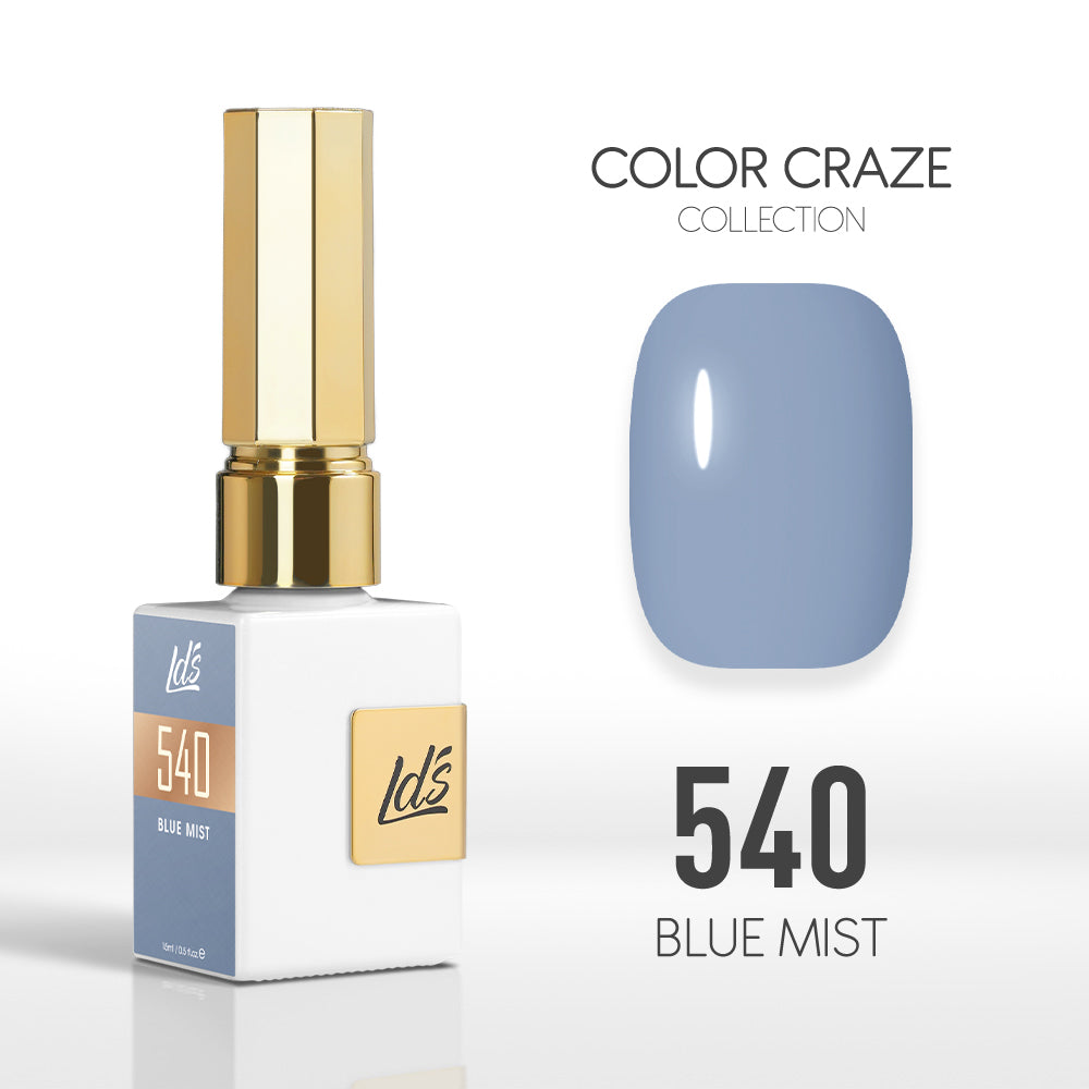 LDS Color Craze Collection - 540 Blue Mist - Gel Polish 0.5oz