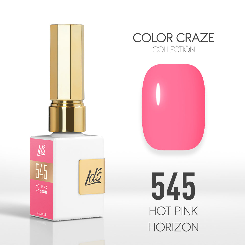 LDS Color Craze Collection - 545 Hot Pink Horizon - Gel Polish 0.5oz