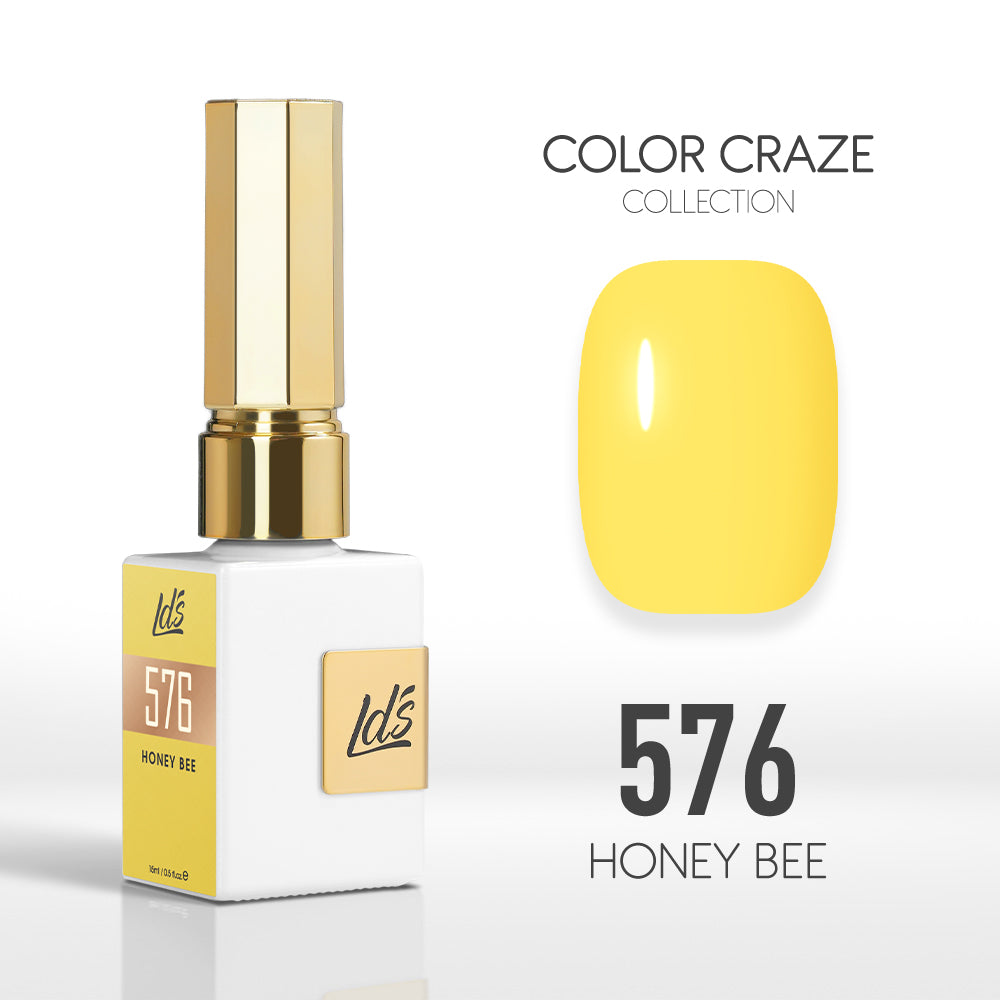 LDS Color Craze Collection - 576 Honey Bee - Gel Polish 0.5oz