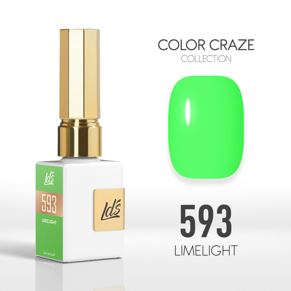 LDS Color Craze Collection - 593 Limelight - Gel Polish 0.5oz