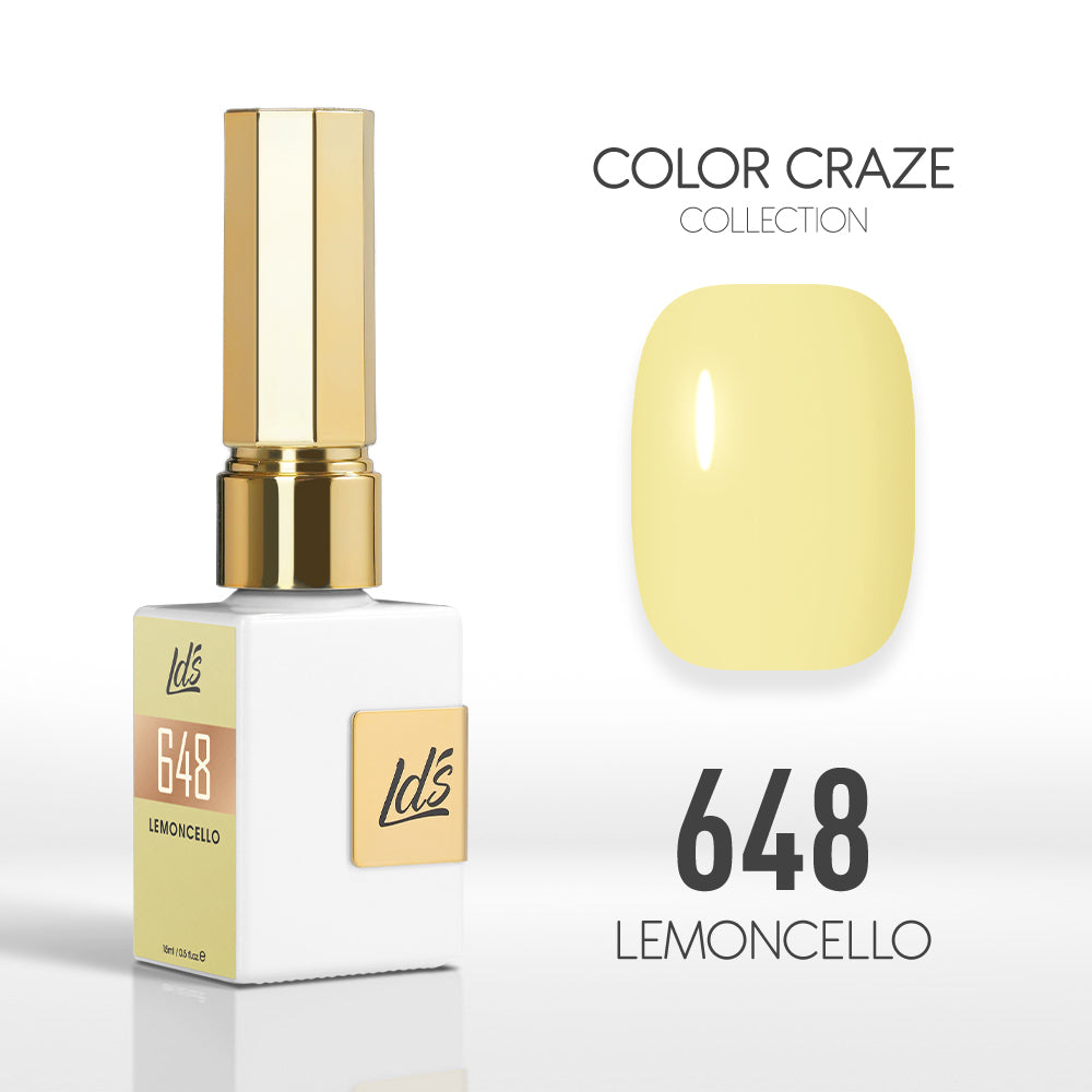 LDS Color Craze Collection - 648 Lemoncello - Gel Polish 0.5oz