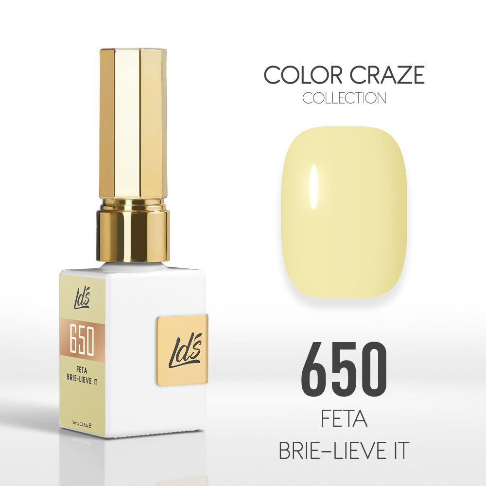 LDS Color Craze Collection - 650 Feta Brie-Lieve It - Gel Polish 0.5oz