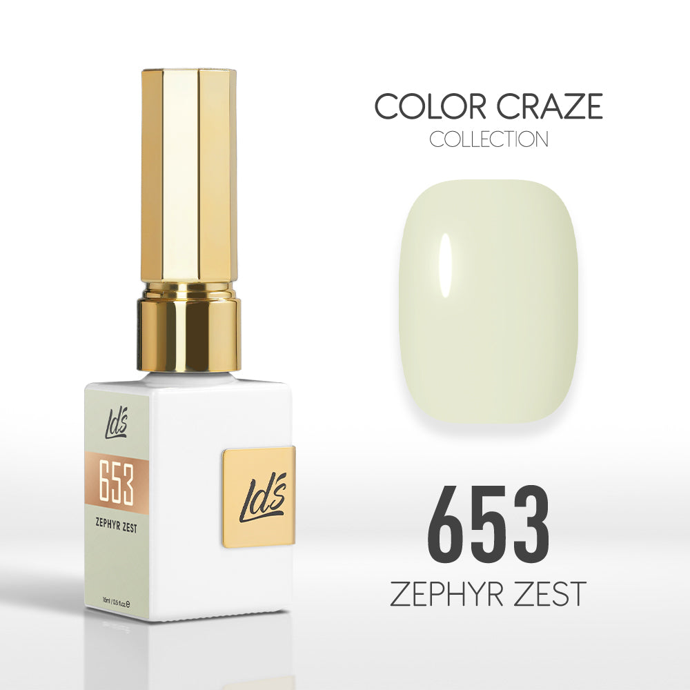 LDS Color Craze Collection - 653 Zephyr Zest - Gel Polish 0.5oz