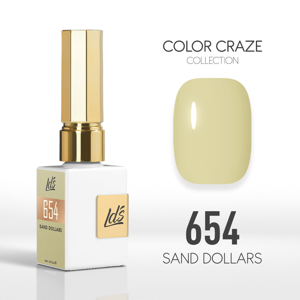 LDS Color Craze Collection - 654 Sand Dollars - Gel Polish 0.5oz