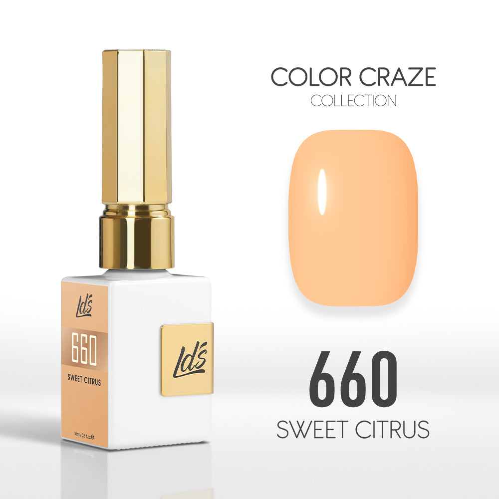 LDS Color Craze Collection - 660 Sweet Citrus - Gel Polish 0.5oz