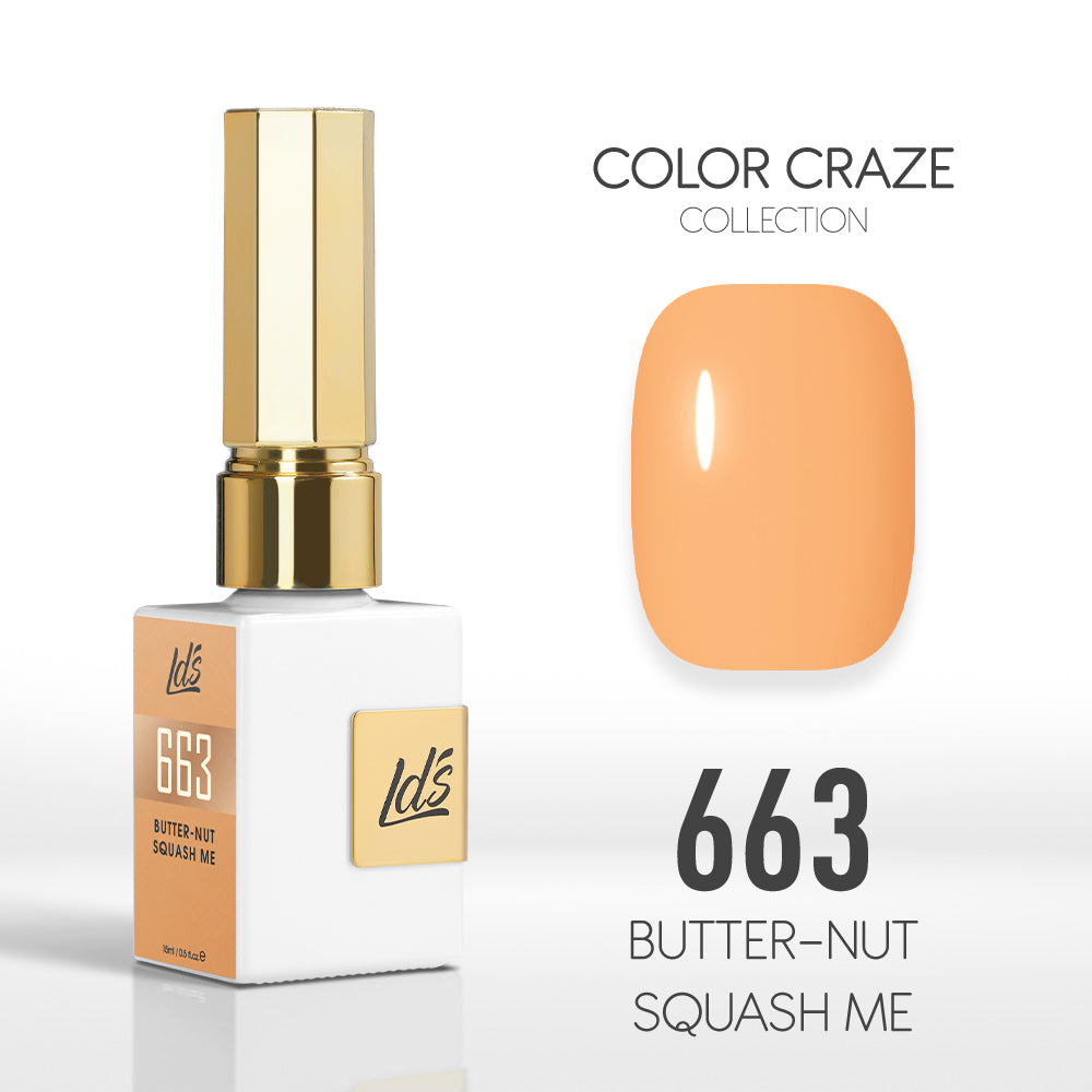 LDS Color Craze Collection - 663 Butter-nut Squash Me - Gel Polish 0.5oz