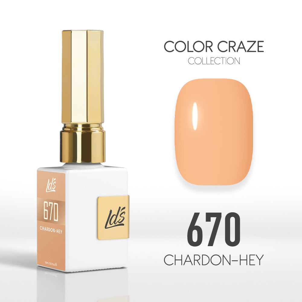 LDS Color Craze Collection - 670 Chardon-hey - Gel Polish 0.5oz