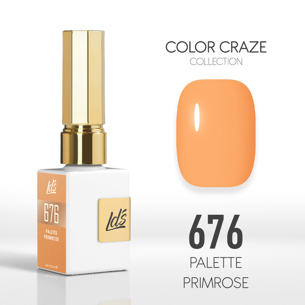 LDS Color Craze Collection - 676 Palette Primrose - Gel Polish 0.5oz