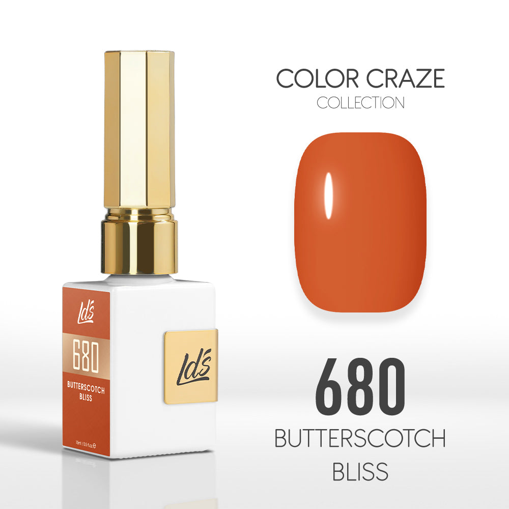 LDS Color Craze Collection - 680 Butterscotch Bliss - Gel Polish 0.5oz