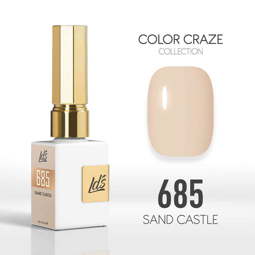 LDS Color Craze Collection - 685 Sand Castle - Gel Polish 0.5oz
