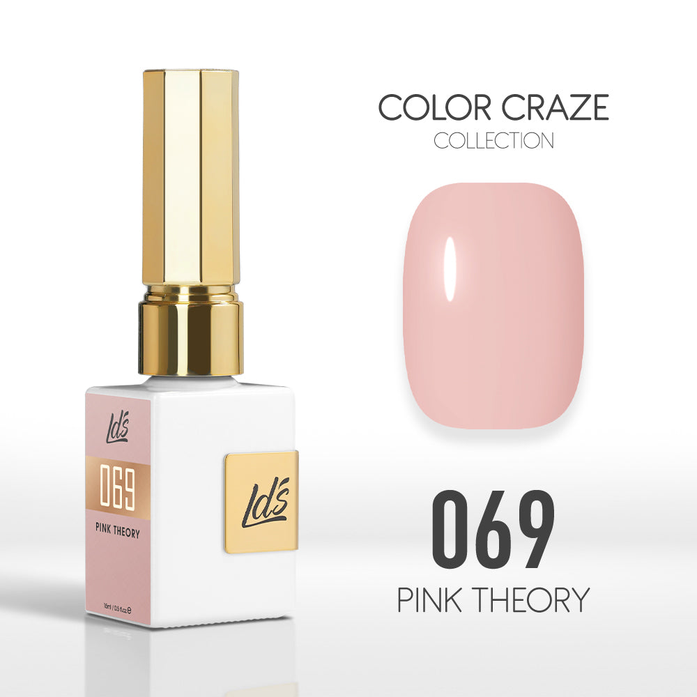 LDS Color Craze Collection - 069 Pink Theory - Gel Polish 0.5oz