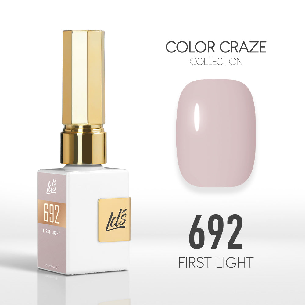 LDS Color Craze Collection - 692 First Light - Gel Polish 0.5oz