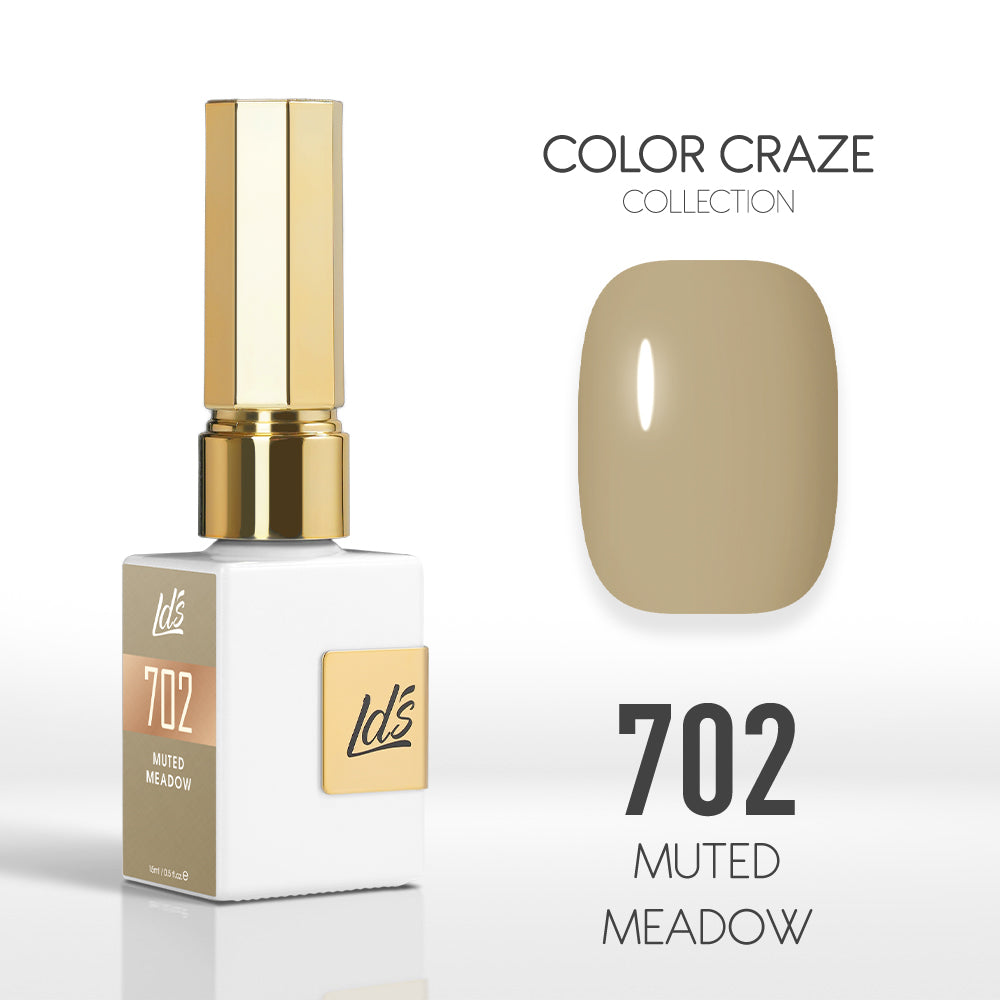 LDS Color Craze Collection - 702 Muted Meadow - Gel Polish 0.5oz