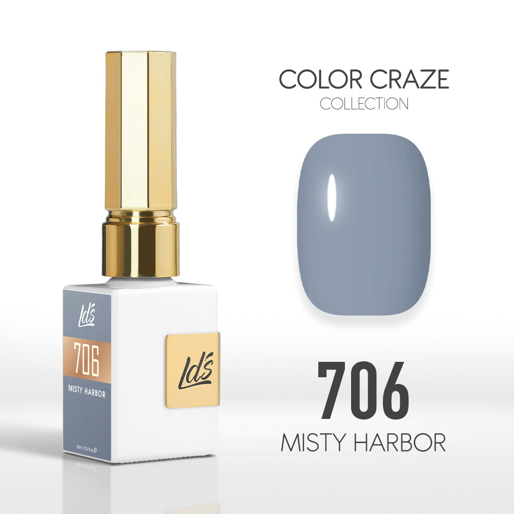 LDS Color Craze Collection - 706 Misty Harbor - Gel Polish 0.5oz