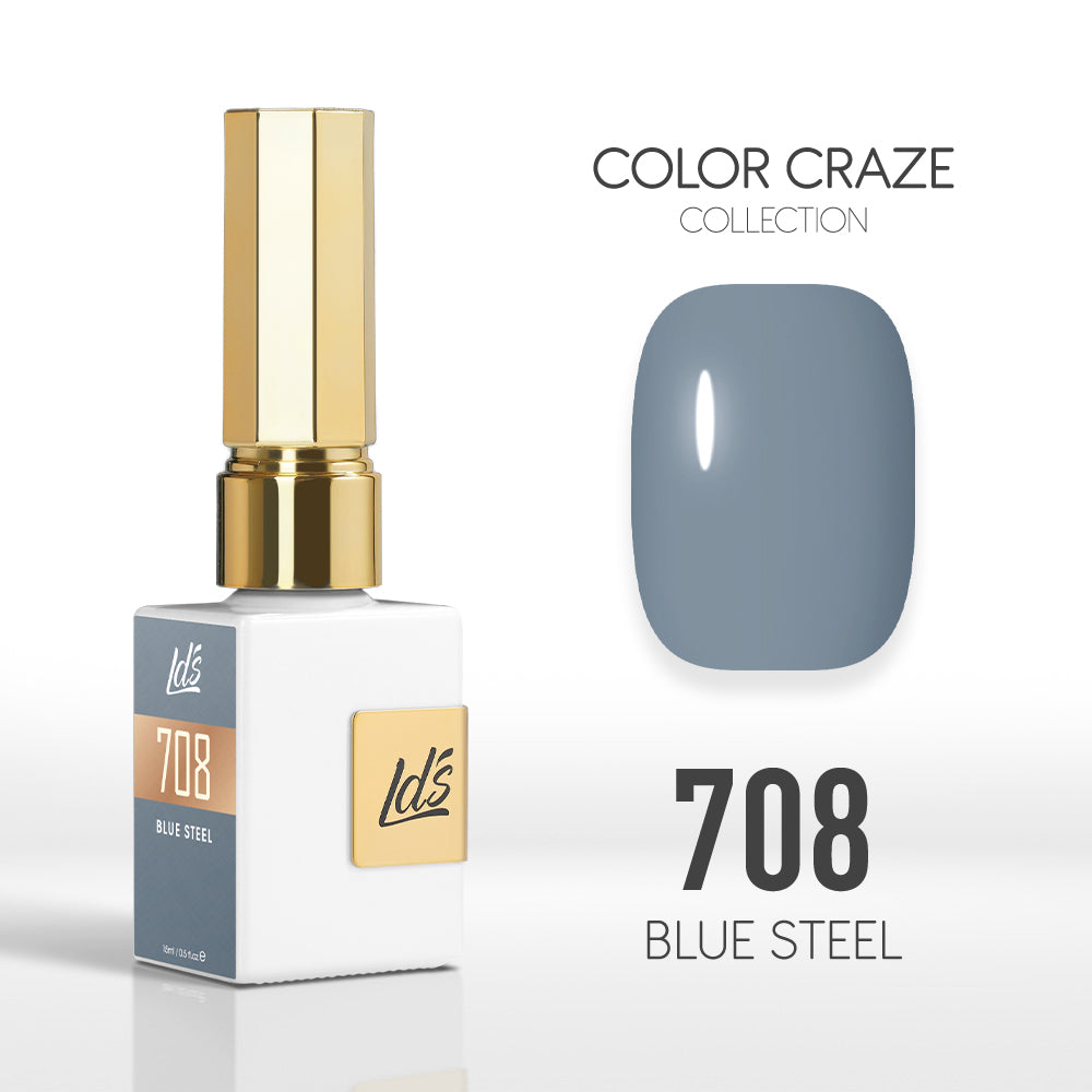 LDS Color Craze Collection - 708 Blue Steel - Gel Polish 0.5oz
