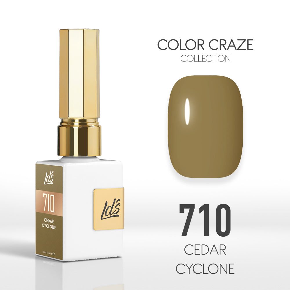 LDS Color Craze Collection - 710 Cedar Cyclone - Gel Polish 0.5oz