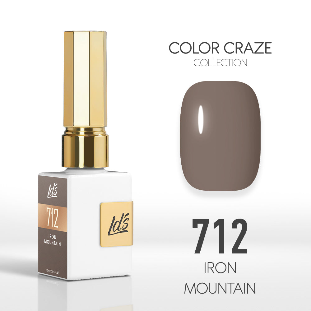 LDS Color Craze Collection - 712 Iron Mountain - Gel Polish 0.5oz