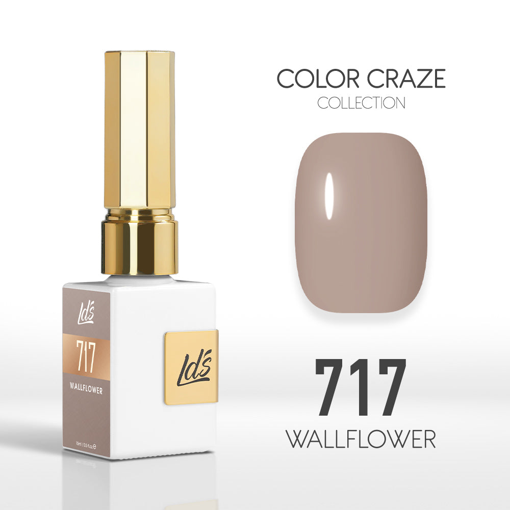 LDS Color Craze Collection - 717 Wallflower - Gel Polish 0.5oz