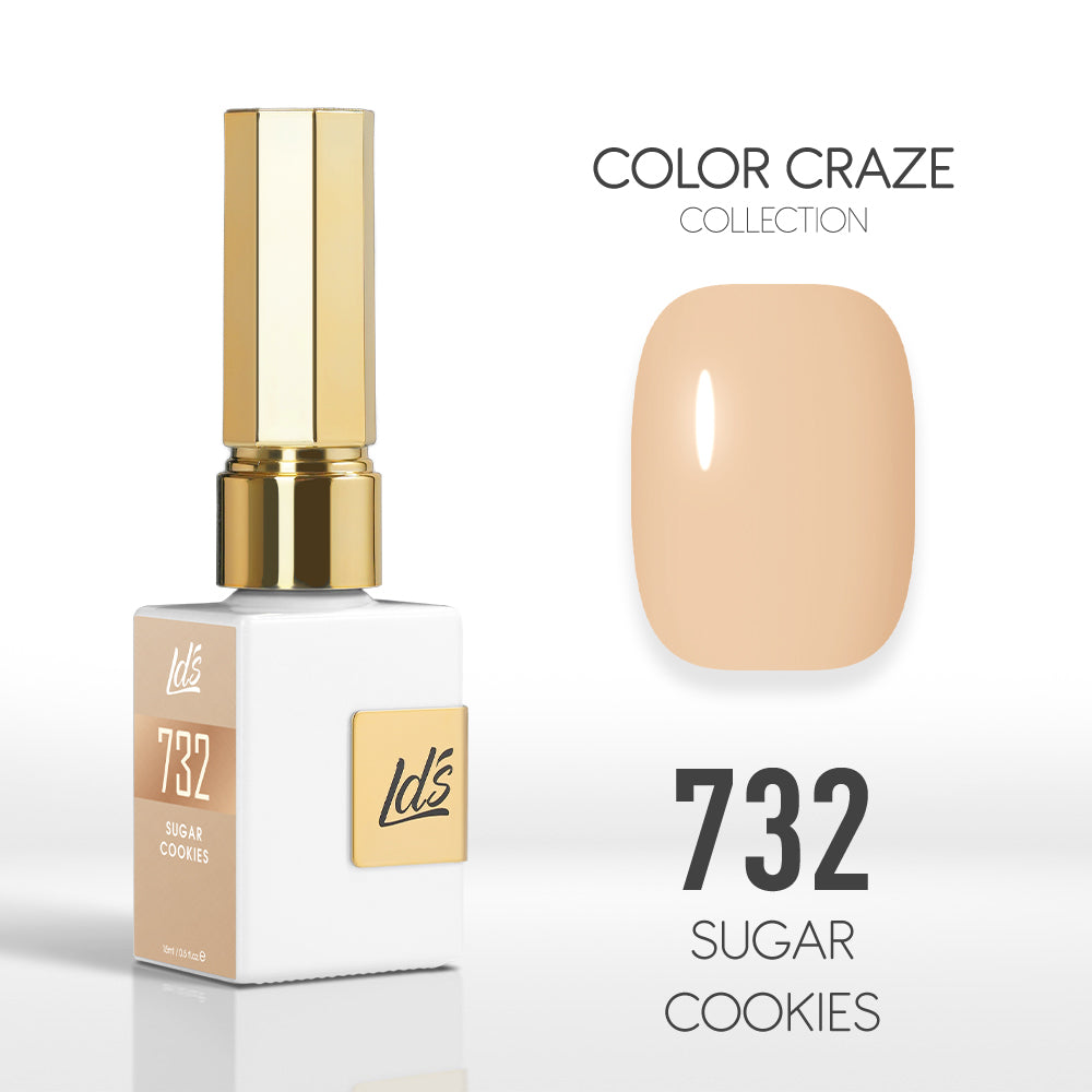 LDS Color Craze Collection - 732 Sugar Cookies - Gel Polish 0.5oz