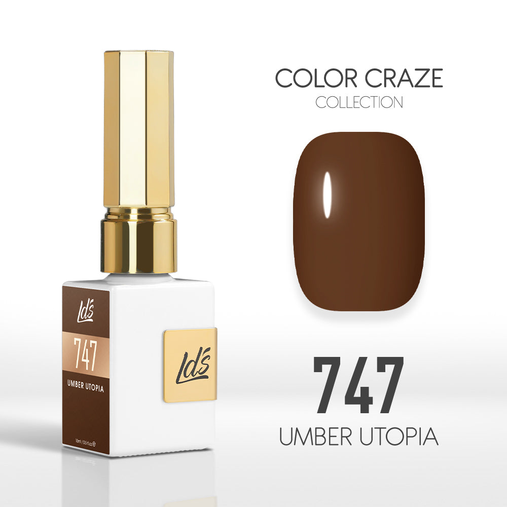 LDS Color Craze Collection - 747 Umber Utopia - Gel Polish 0.5oz