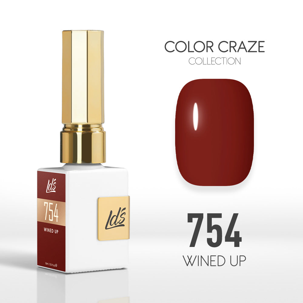 LDS Color Craze Collection - 754 Wined Up - Gel Polish 0.5oz