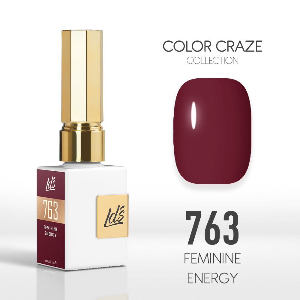 LDS Color Craze Collection - 763 Feminine Energy - Gel Polish 0.5oz