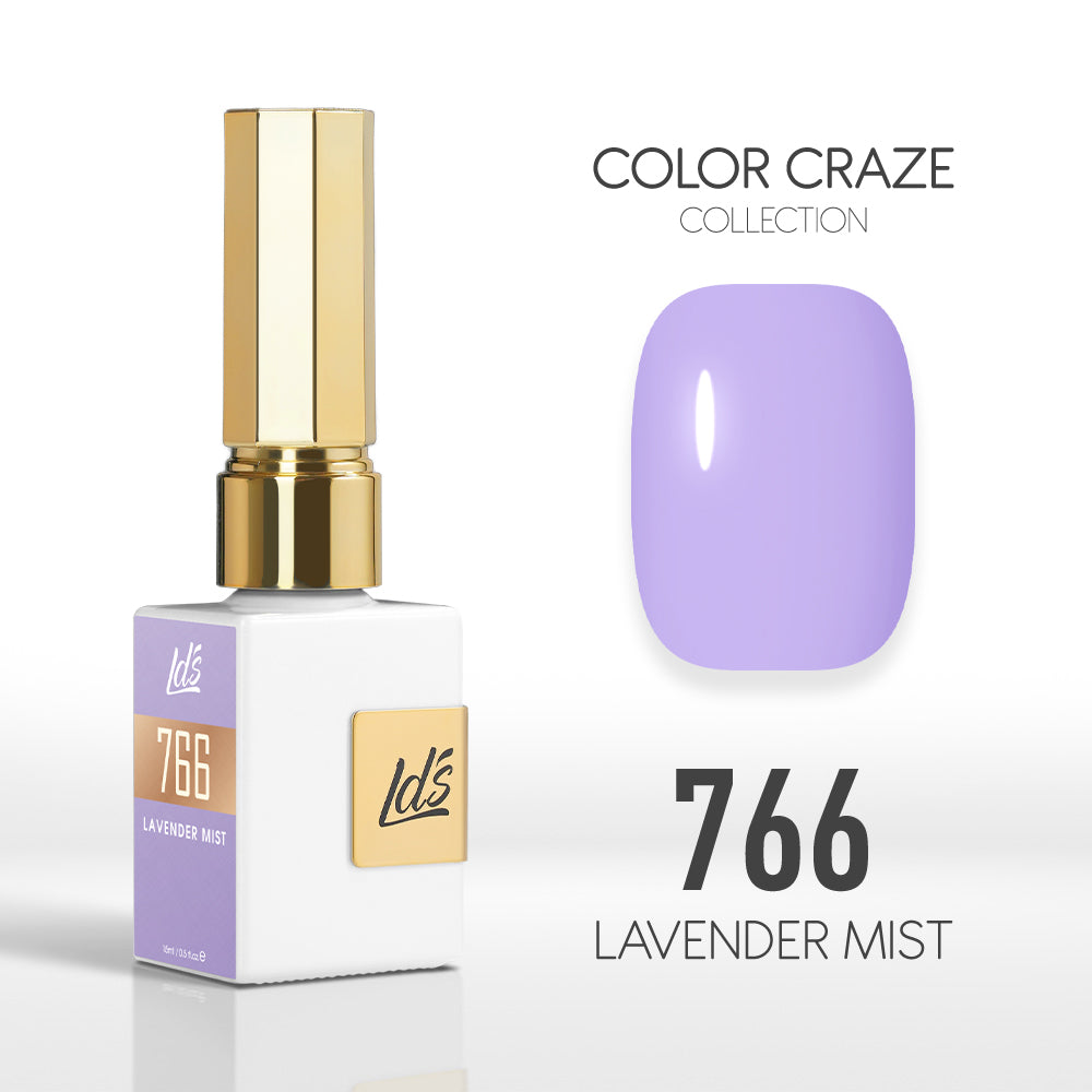 LDS Color Craze Collection - 766 Lavender Mist - Gel Polish 0.5oz
