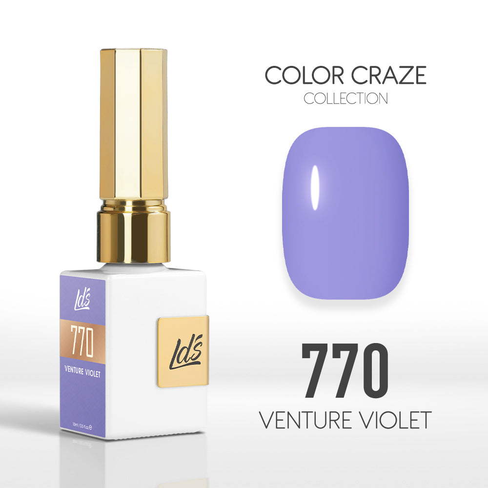 LDS Color Craze Collection - 770 Venture Violet - Gel Polish 0.5oz