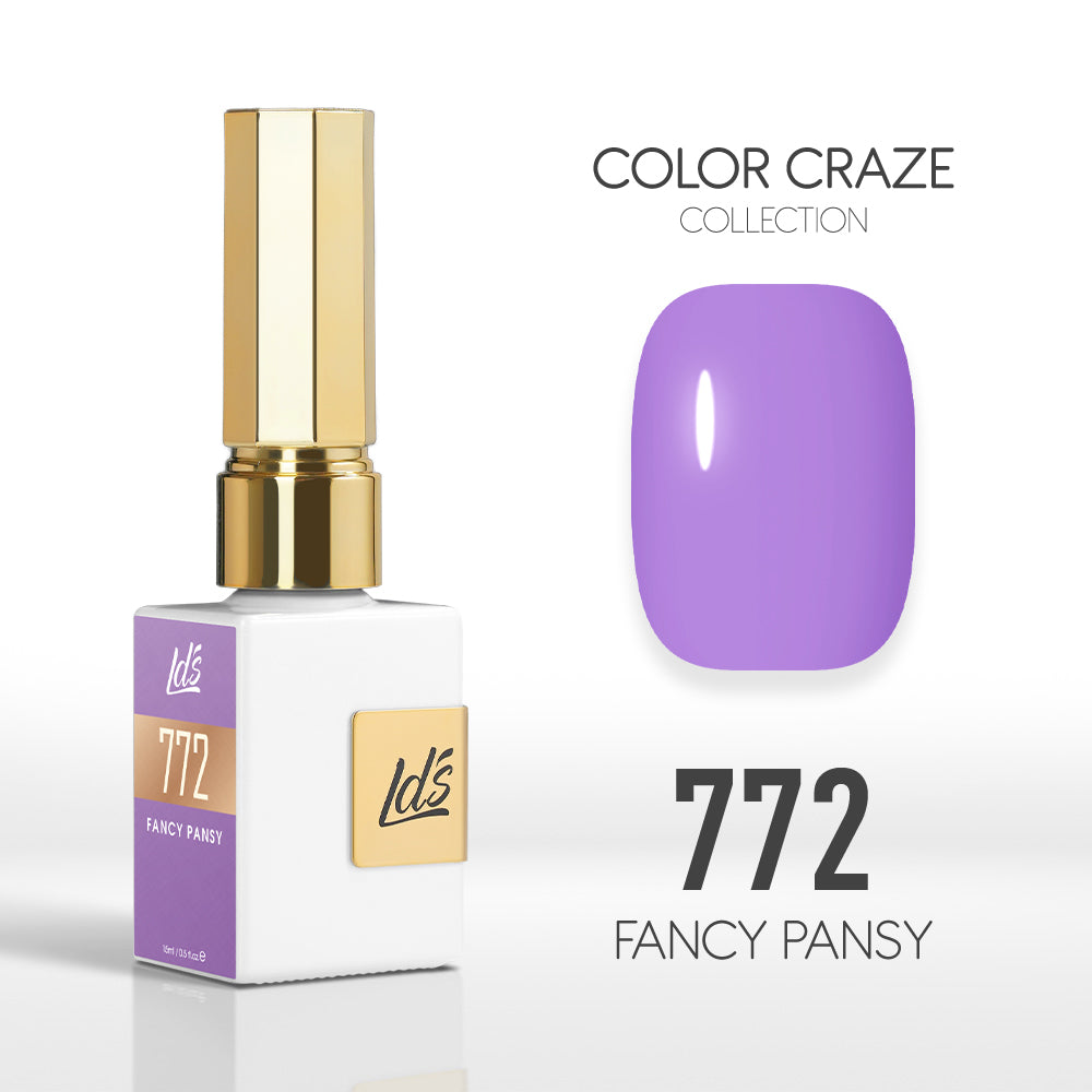 LDS Color Craze Collection - 772 Fancy Pansy - Gel Polish 0.5oz